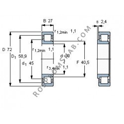 Купить Подшипник NJ2306 E.M1.C3 от официального производителя