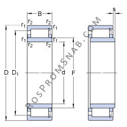 Купить Подшипник NUH 2340 ECMH SKF от официального производителя