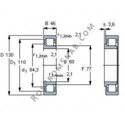 Купить Подшипник NJ2312 E.M1.C3 от официального производителя