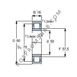 Купить Подшипник NU1010 ML.C3 от официального производителя