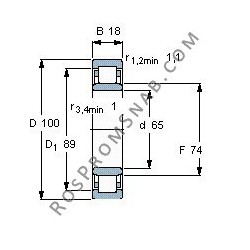 Купить Подшипник NU1013 ML от официального производителя