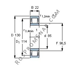 Купить Подшипник NU1017 ML от официального производителя