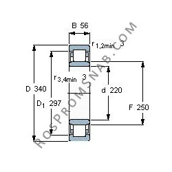 Купить Подшипник NU1044 ML от официального производителя