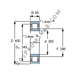 Купить Подшипник NU1052 ML от официального производителя