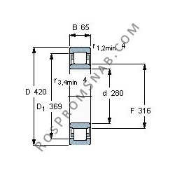 Купить Подшипник NU1056 ML от официального производителя