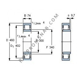 Купить Подшипник NU1060 MA от официального производителя