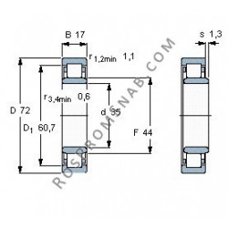 Купить Подшипник NU207 E.M1.C3 от официального производителя