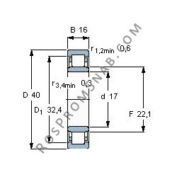 Купить Подшипник NU2203 EJL от официального производителя