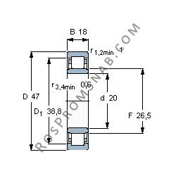 Купить Подшипник NU2204 EAP от официального производителя