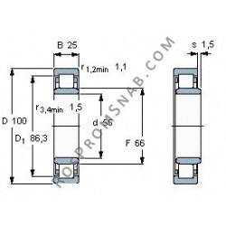 Купить Подшипник NU2211 E.M1 от официального производителя