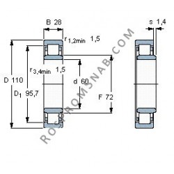 Купить Подшипник NU2212 E.M6.C3 от официального производителя