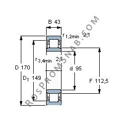 Купить Подшипник NU2219 E.M6 от официального производителя