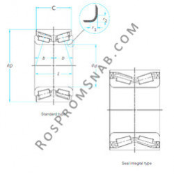 Купить Подшипник TU0821-2LXL/L669 NTN от официального производителя