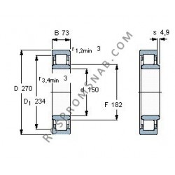 Купить Подшипник NU2230 E.M1 от официального производителя