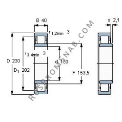 Купить Подшипник NU226 EX.M1 от официального производителя