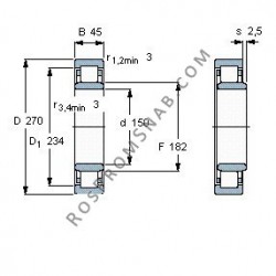 Купить Подшипник NU230 E.M1 от официального производителя