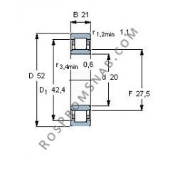 Купить Подшипник NU2304 EAP от официального производителя