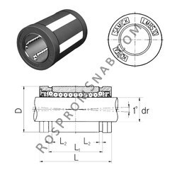 Купить Подшипник LMBS10UU Samick от официального производителя