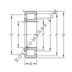 Купить Подшипник NUP2203E.TVP Timken от официального производителя