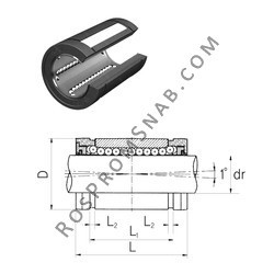 Купить Подшипник LMBS24UUOP Samick от официального производителя