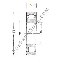 Купить Подшипник NUP2207 FBJ от официального производителя