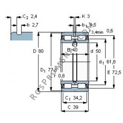 Купить подшипник NNF5010 PP от официального производителя