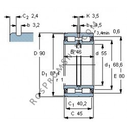 Купить подшипник NNF5011 PP от официального производителя