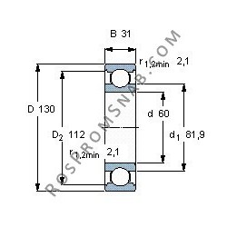 Купить Подшипник 6312 2Z.C3 от официального производителя