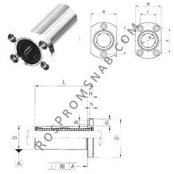 Купить Подшипник LMH6LUU Samick от официального производителя