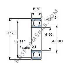 Купить Подшипник 6316 ZZ C3 от официального производителя