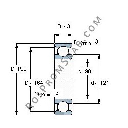 Купить Подшипник 6318 2RS1.C3 от официального производителя