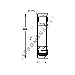 Купить Подшипник NUP2318 MA AST от официального производителя