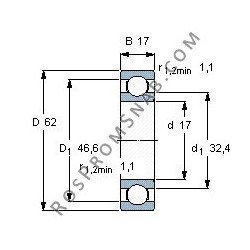 Купить Подшипник 6403 C3 от официального производителя