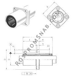 Купить Подшипник LMKM60UU Samick от официального производителя