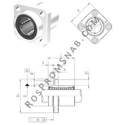 Купить Подшипник LMKP60UU Samick от официального производителя