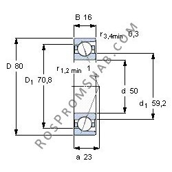 Купить Подшипник 7010 ACDGA.P4A от официального производителя