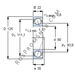 Купить Подшипник 7016 CDGA.P4A от официального производителя