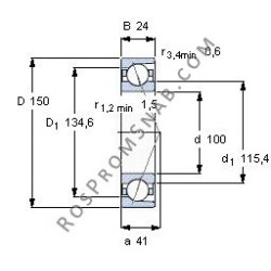 Купить Подшипник 7020 A5TRDULP3 от официального производителя