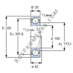 Купить Подшипник 7030 ACDGA.P4A от официального производителя