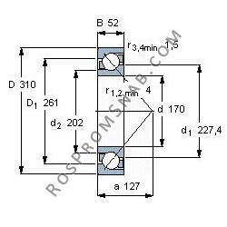 Купить Подшипник 7234 B.MP.UO от официального производителя