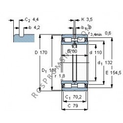 Купить Подшипник NNF5022 2LS.V от официального производителя