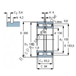 Купить Подшипник NNF5026 2LS.V.2NR от официального производителя