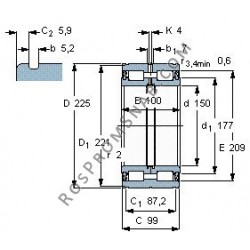 Купить Подшипник NNF5030 2LS.V.2NR от официального производителя