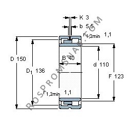 Купить Подшипник NNU4922 B.SP.W33 от официального производителя