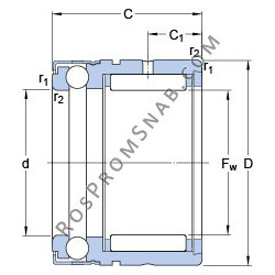 Купить Подшипник NX 7 ZTN SKF от официального производителя