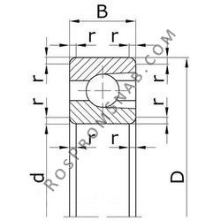 Купить Подшипник 6-970711 У от официального производителя