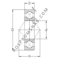 Купить Подшипник QJ208-MPA NKE от официального производителя