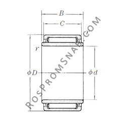 Подшипник LM101716-1 NSK