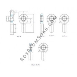 Купить Подшипник SAL40ES-2RS SKF от официального производителя