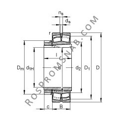 Купить Подшипник 21308-E1-K + H308 FAG от официального производителя